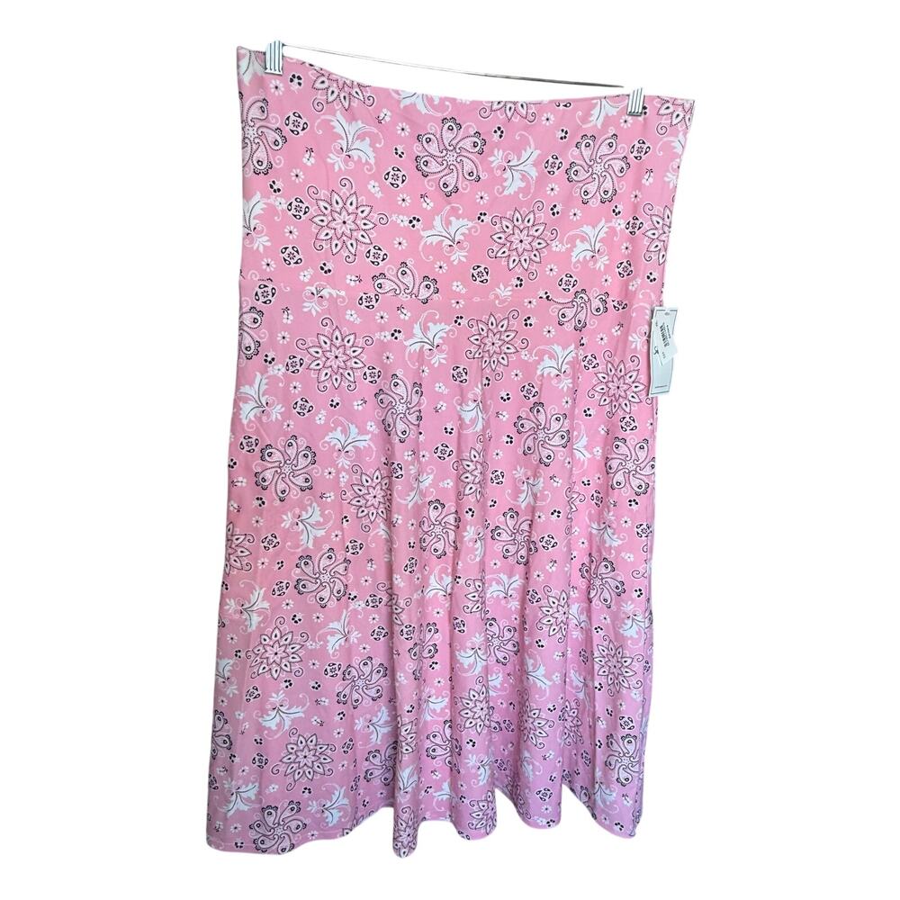 Southwind Apparel Pink Bandana Strapless Sun Dress Dress XXL NWT